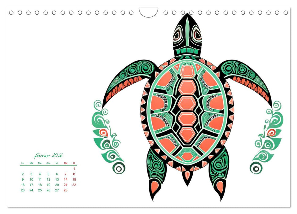 Passion Tribale (CALVENDO Calendrier mensuel 2026)