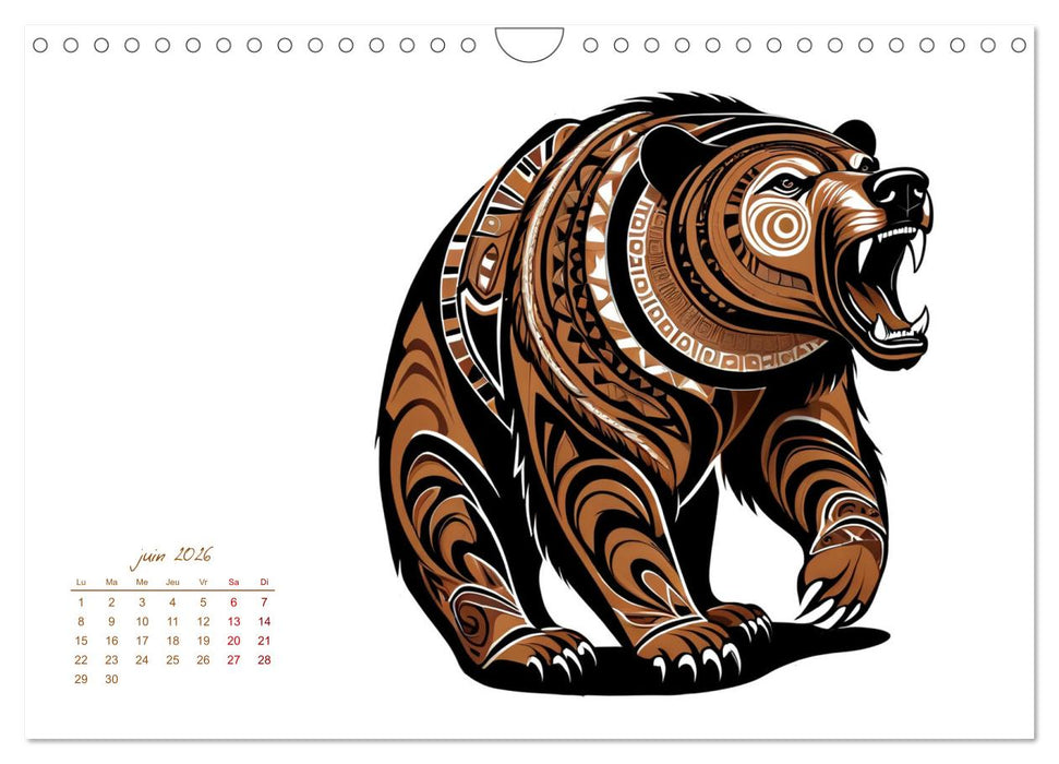 Passion Tribale (CALVENDO Calendrier mensuel 2026)