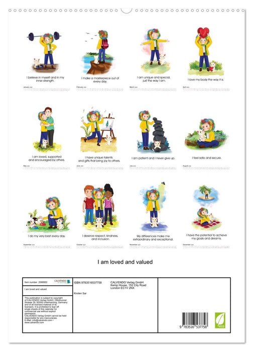 I am loved and valued (CALVENDO Premium-Calendar 2026)