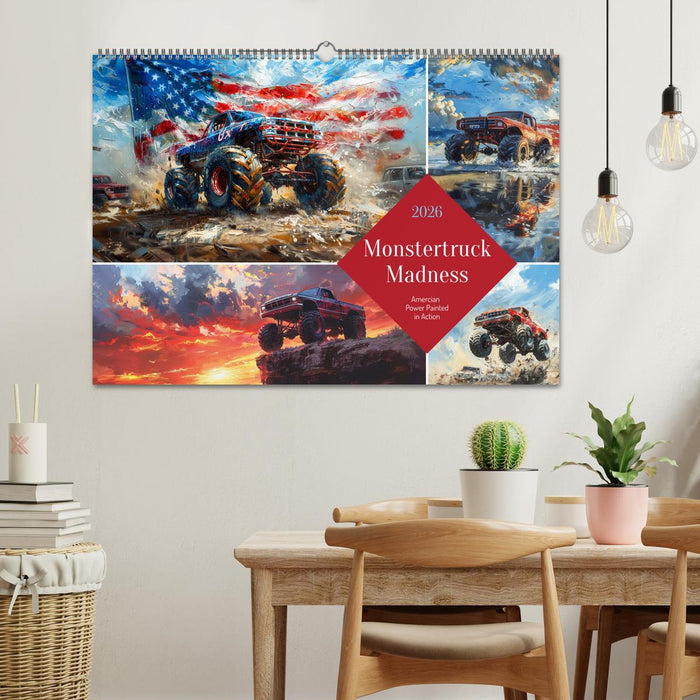 Monstertruck Madness (CALVENDO Monthly Calendar 2026)
