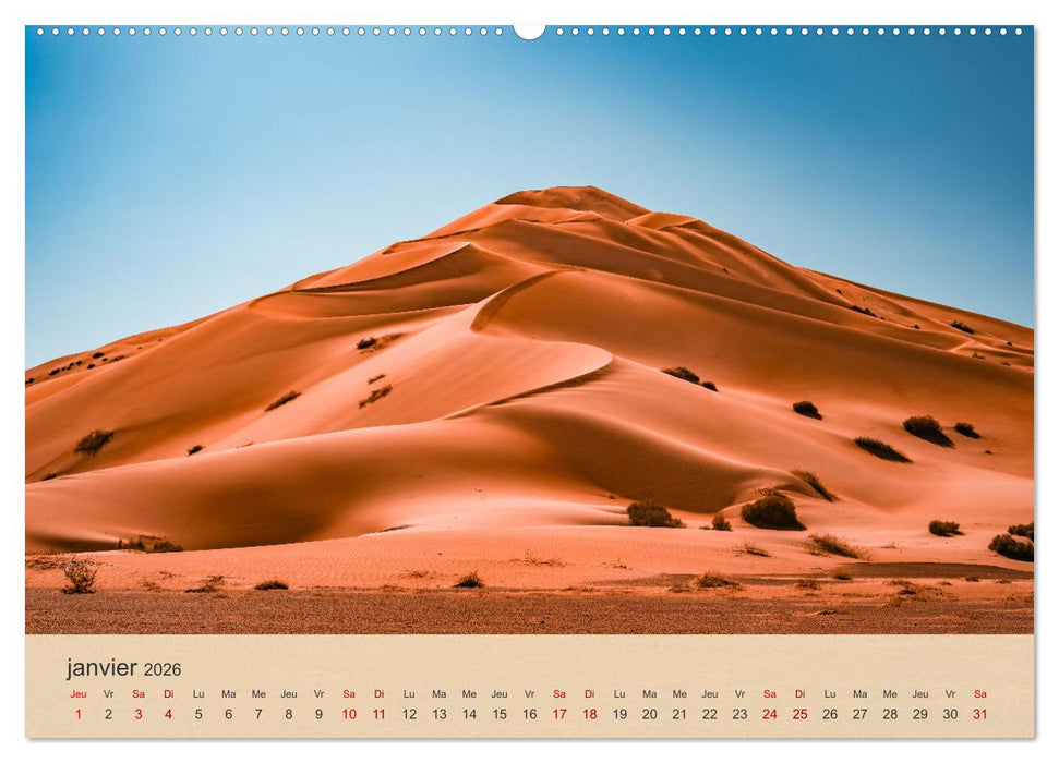 Arabie Saoudite - Royaume des fascinations (CALVENDO Calendrier mensuel 2026)