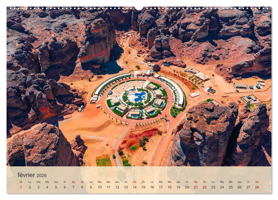 Arabie Saoudite - Royaume des fascinations (CALVENDO Calendrier mensuel 2026)
