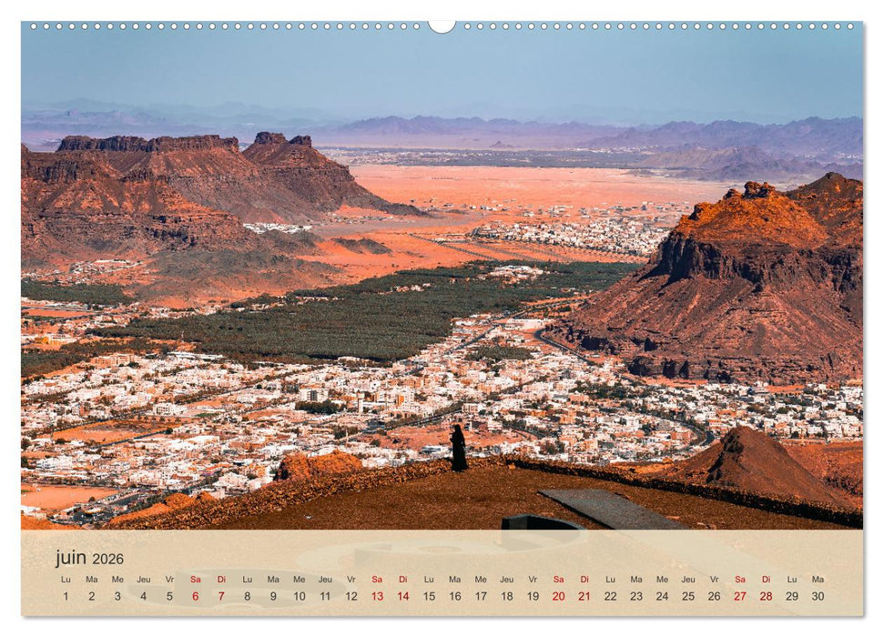 Arabie Saoudite - Royaume des fascinations (CALVENDO Calendrier mensuel 2026)