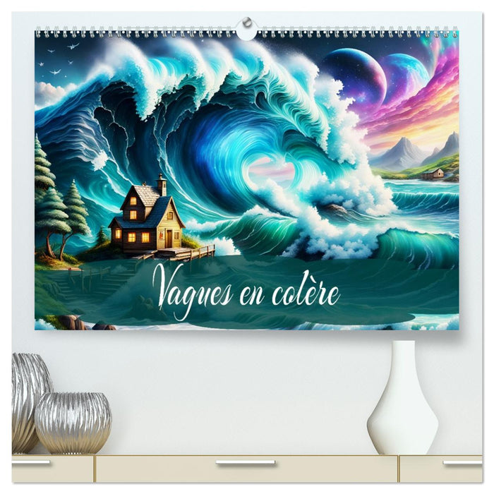 Vagues en colère (CALVENDO Calendrier supérieur 2026)