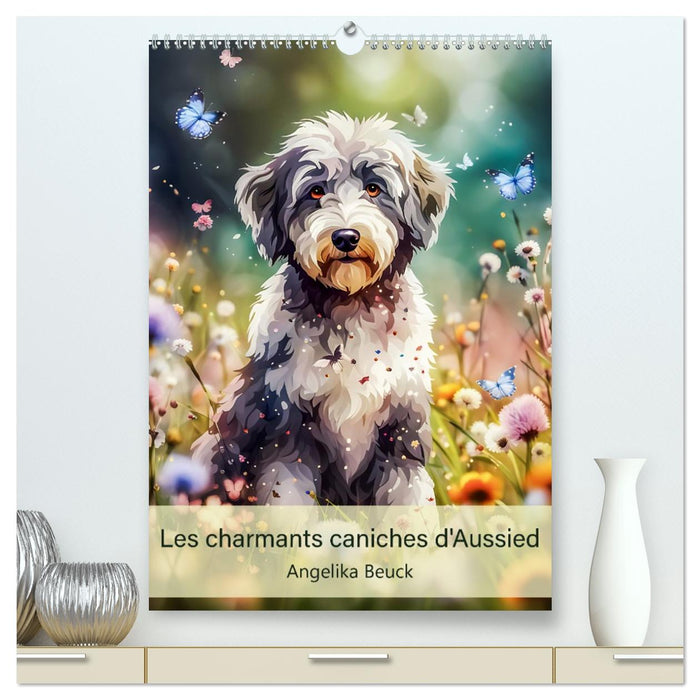 Les charmants caniches d'Aussied - Angelika Beuck (CALVENDO Calendrier supérieur 2026)