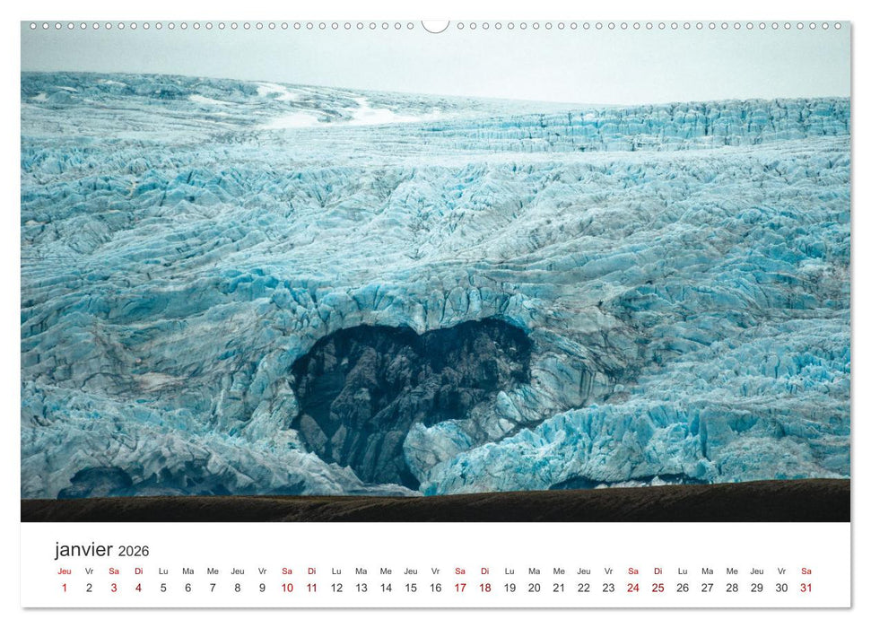 L'été sur les îles Svalbard (CALVENDO Calendrier supérieur 2026)