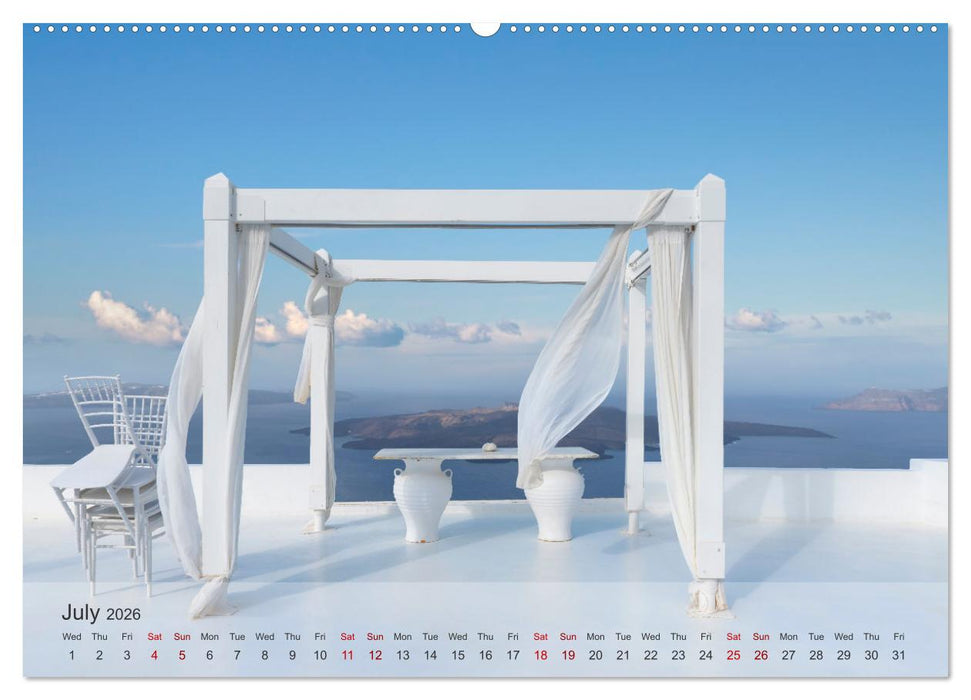 Whispers of Santorini (CALVENDO Premium-Calendar 2026)