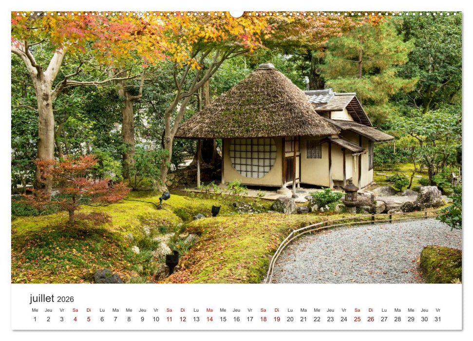 Jardiner au Japon (CALVENDO Calendrier supérieur 2026)
