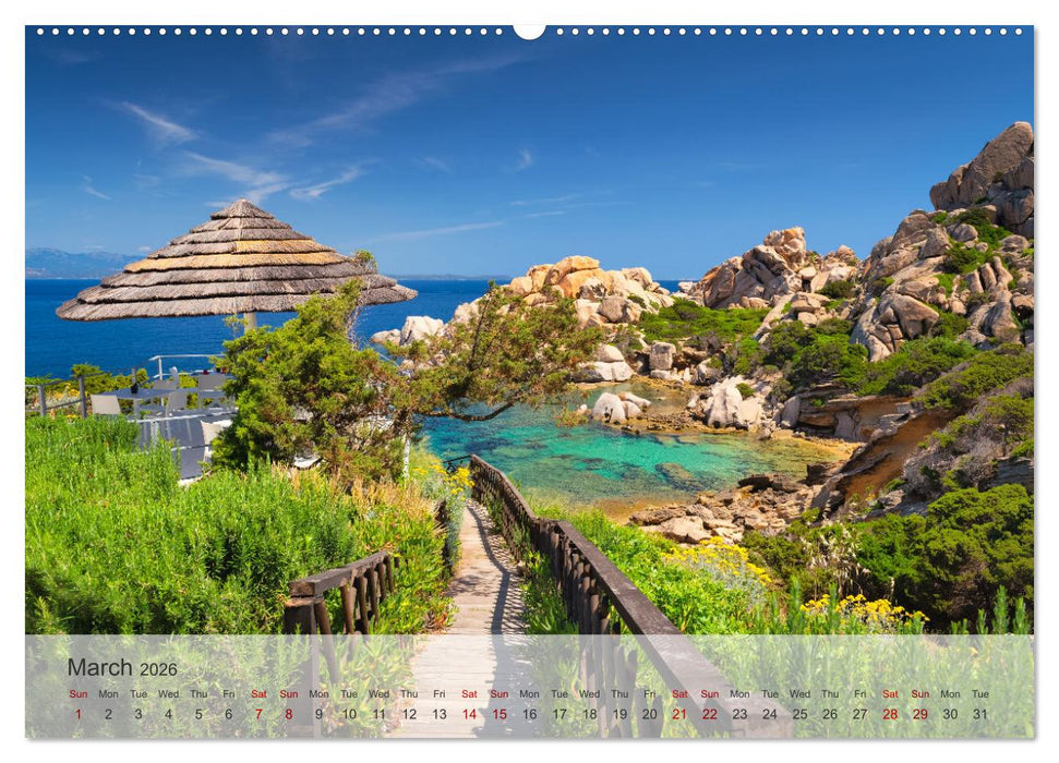 Wonderful Sardinia (CALVENDO Premium-Calendar 2026)