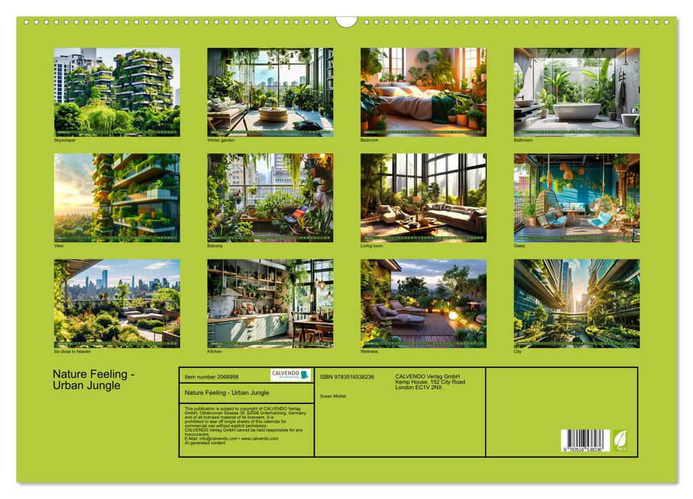 Nature Feeling - Urban Jungle (CALVENDO Monthly Calendar 2026)