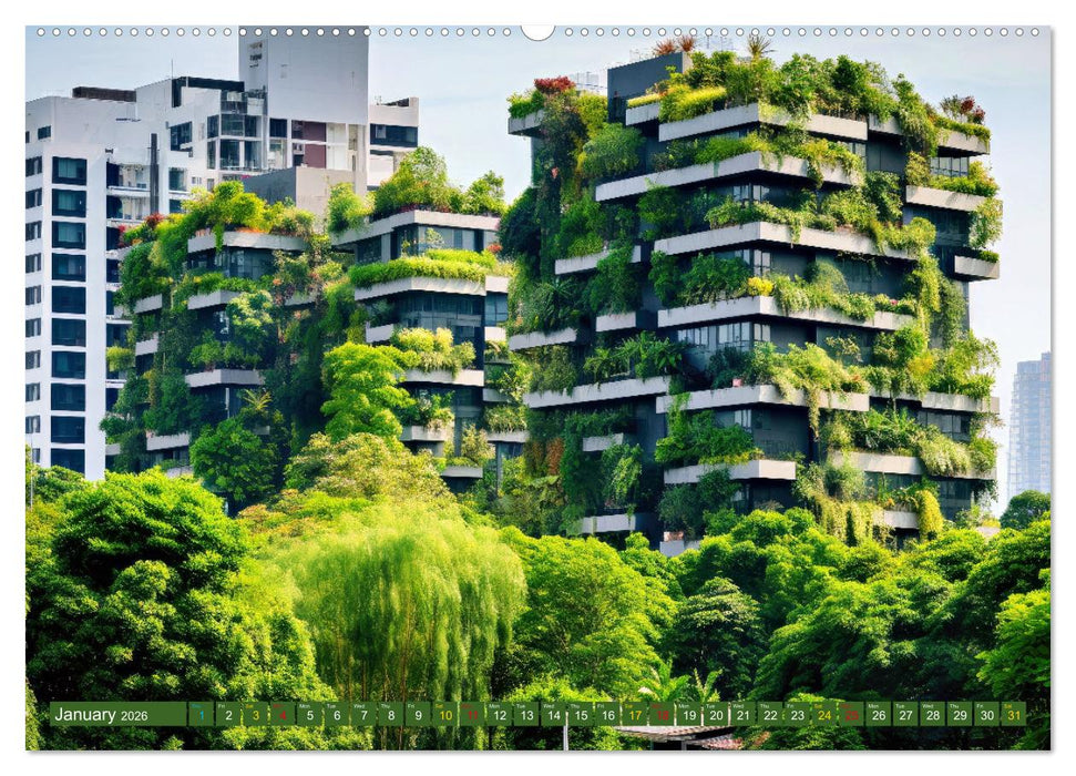 Nature Feeling - Urban Jungle (CALVENDO Monthly Calendar 2026)