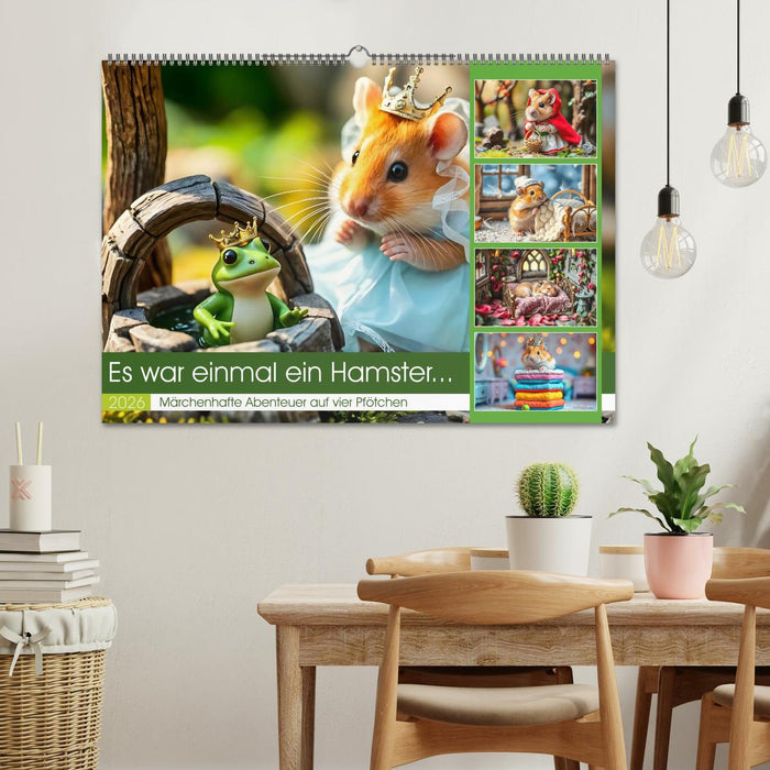 Es war einmal ein Hamster... Märchenhafte Abenteuer auf vier Pfötchen (CALVENDO Wandkalender 2026)