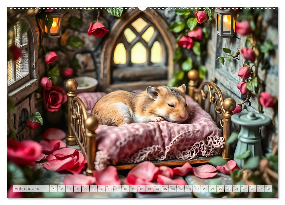 Es war einmal ein Hamster... Märchenhafte Abenteuer auf vier Pfötchen (CALVENDO Wandkalender 2026)