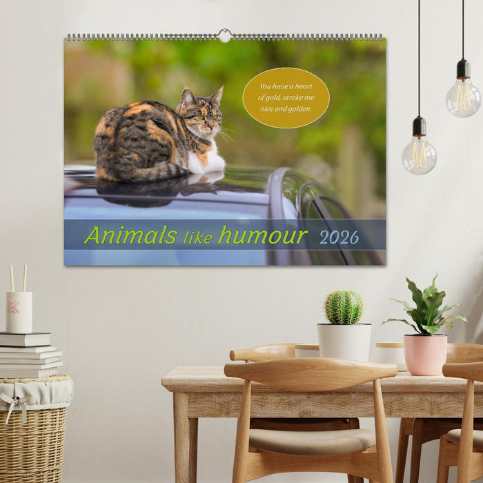 Animals like humour (CALVENDO Monthly Calendar 2026)