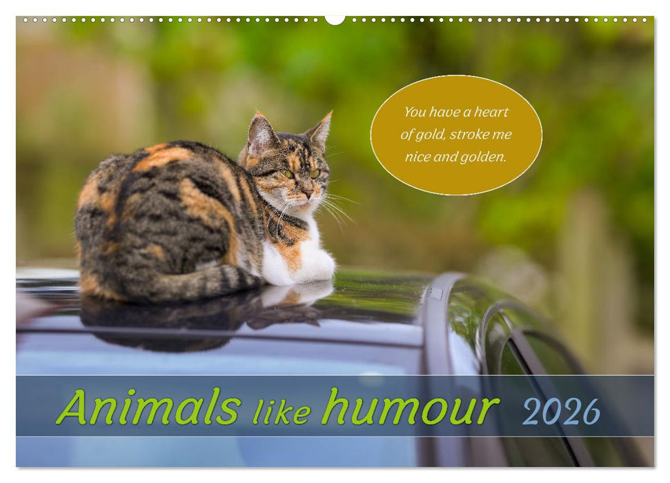 Animals like humour (CALVENDO Monthly Calendar 2026)