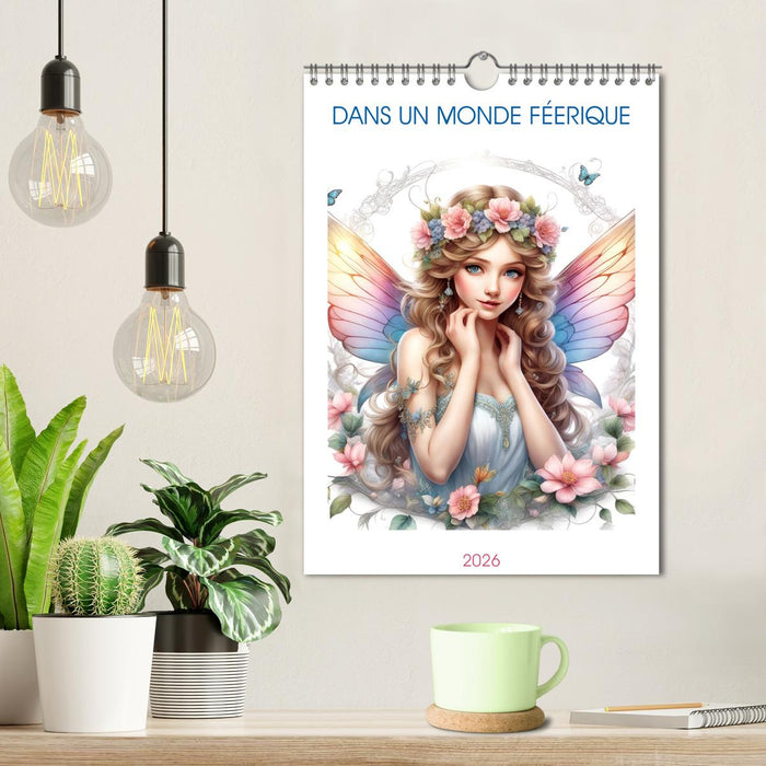 Dans un monde féerique (CALVENDO Calendrier mensuel 2026)