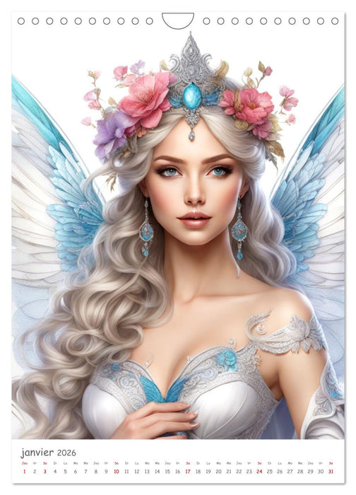 Dans un monde féerique (CALVENDO Calendrier mensuel 2026)