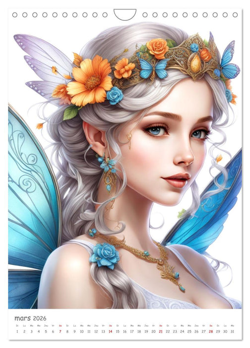 Dans un monde féerique (CALVENDO Calendrier mensuel 2026)