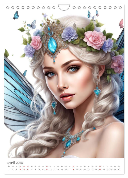 Dans un monde féerique (CALVENDO Calendrier mensuel 2026)
