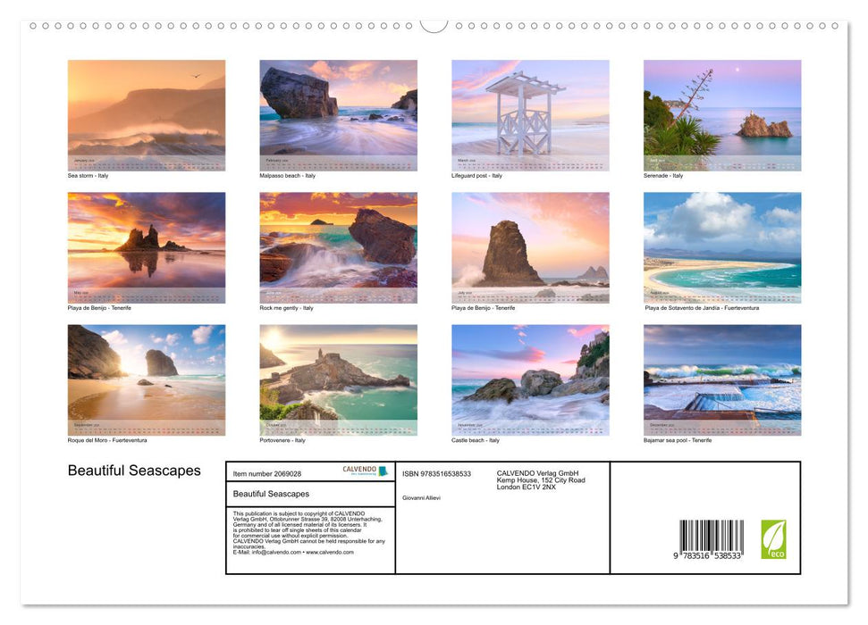 Beautiful Seascapes (CALVENDO Premium-Calendar 2026)