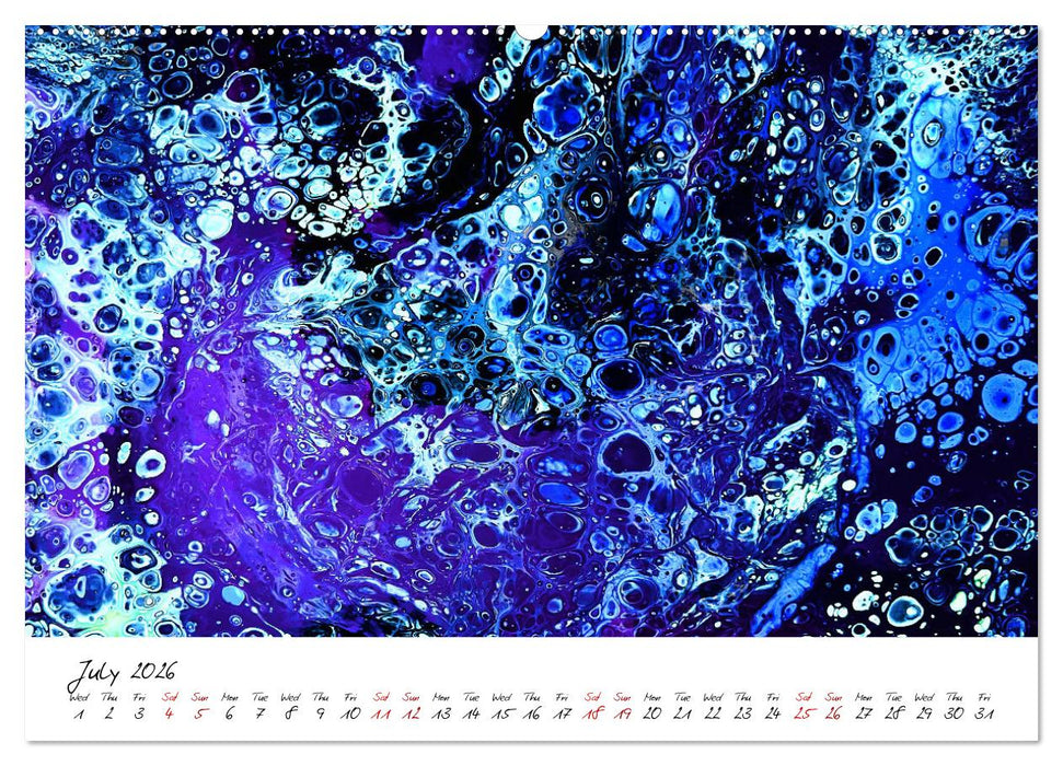 Your abstract colourful year (CALVENDO Premium-Calendar 2026)
