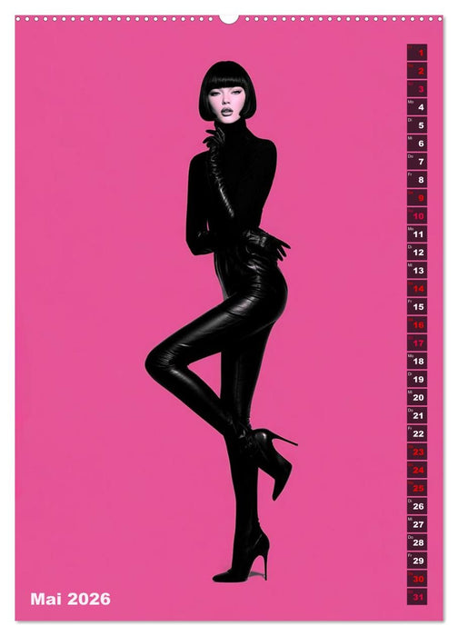 Lack und Leder - The Pink Box (CALVENDO Wandkalender 2026)