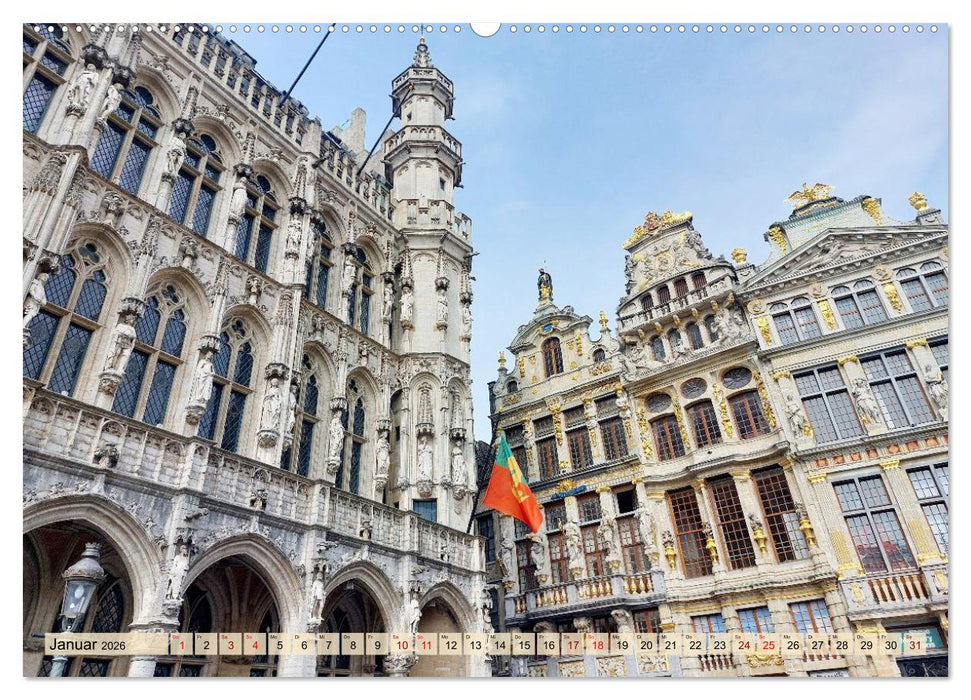 Brüssel - Spannende Metropole (CALVENDO Wandkalender 2026)