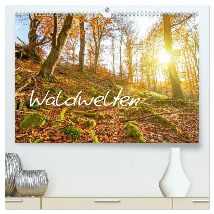 Waldwelten (CALVENDO Premium Wandkalender 2026)