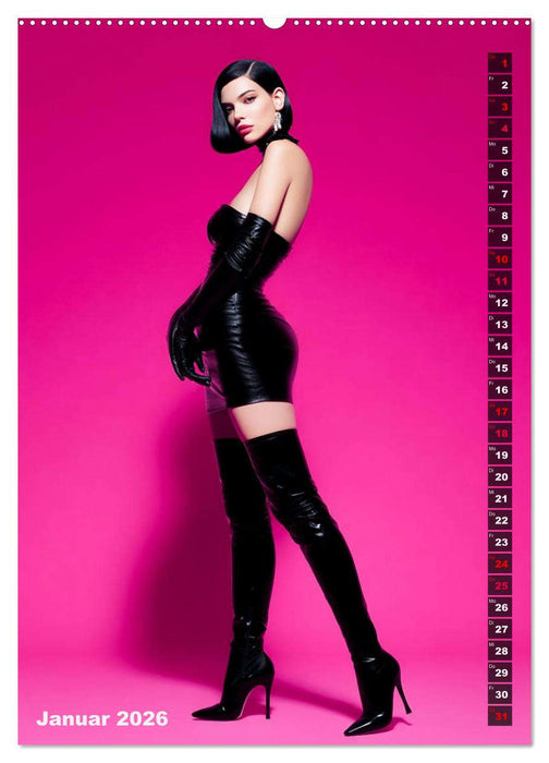 Lack und Leder - The Pink Box (CALVENDO Premium Wandkalender 2026)