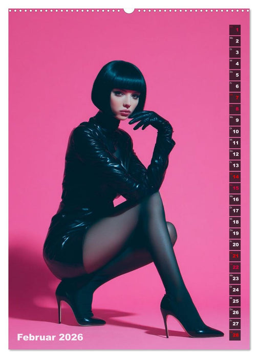 Lack und Leder - The Pink Box (CALVENDO Premium Wandkalender 2026)