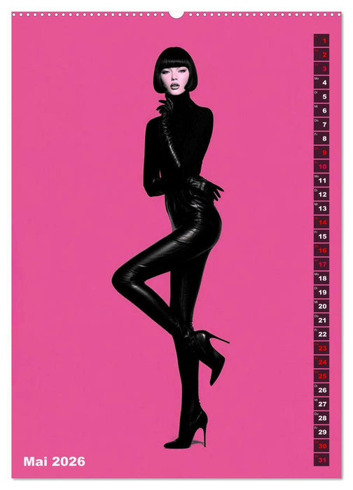 Lack und Leder - The Pink Box (CALVENDO Premium Wandkalender 2026)