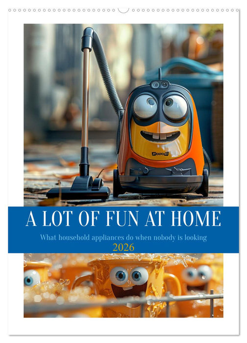 A Lot of Fun at home (CALVENDO Monthly Calendar 2026)