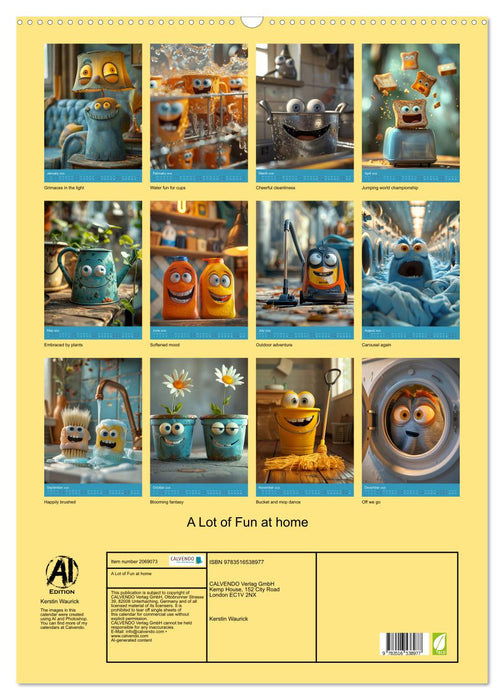 A Lot of Fun at home (CALVENDO Monthly Calendar 2026)