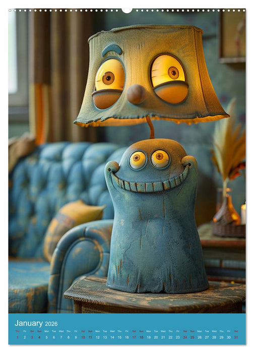 A Lot of Fun at home (CALVENDO Monthly Calendar 2026)