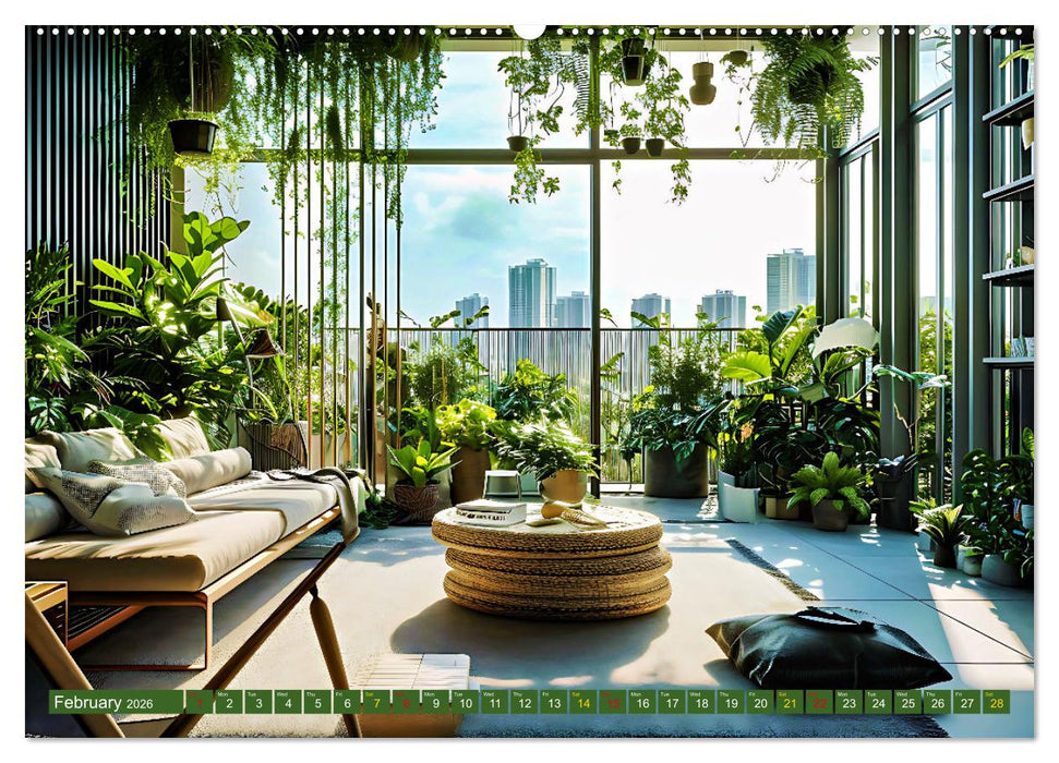 Nature Feeling - Urban Jungle (CALVENDO Premium-Calendar 2026)