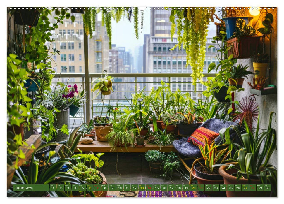 Nature Feeling - Urban Jungle (CALVENDO Premium-Calendar 2026)