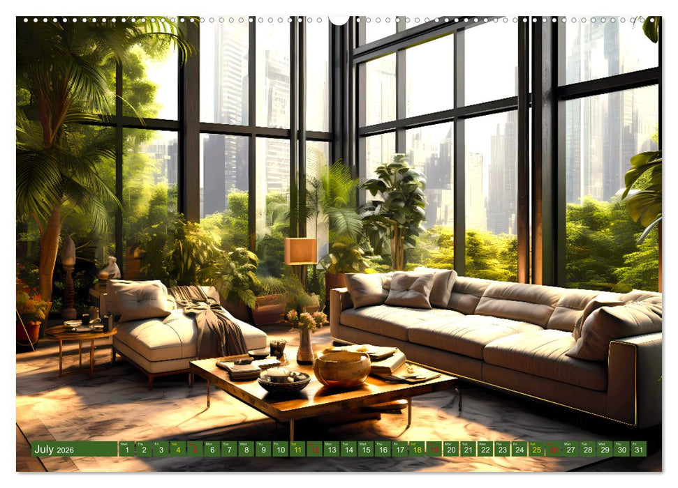 Nature Feeling - Urban Jungle (CALVENDO Premium-Calendar 2026)