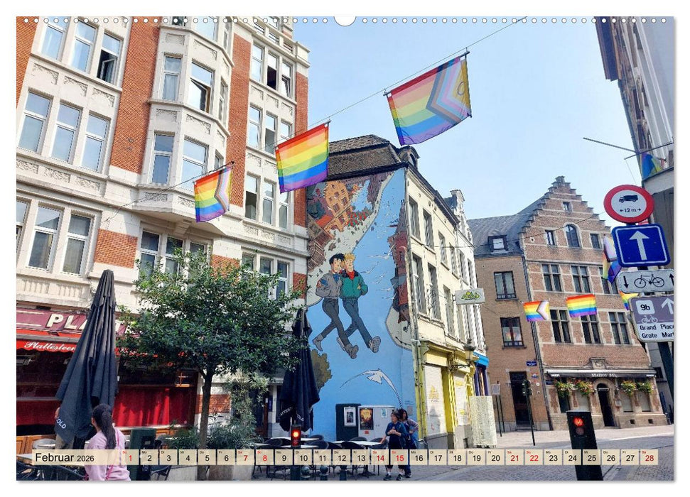 Brüssel - Spannende Metropole (CALVENDO Premium Wandkalender 2026)