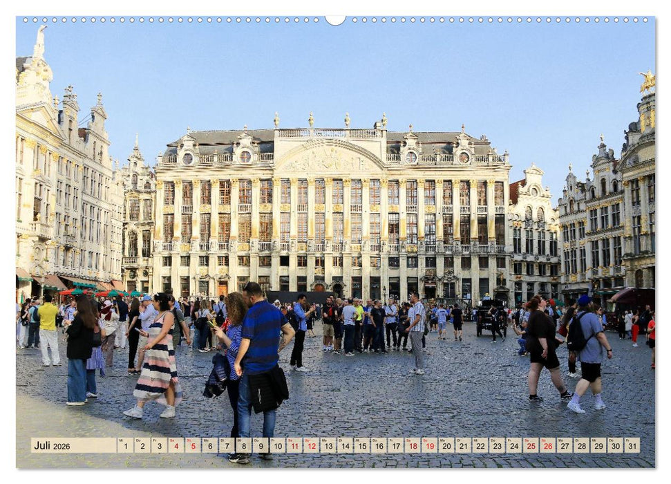 Brüssel - Spannende Metropole (CALVENDO Premium Wandkalender 2026)