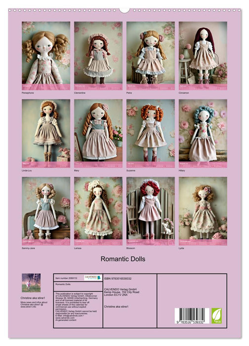 Romantic Dolls (CALVENDO Premium-Calendar 2026)
