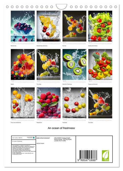 An ocean of freshness (CALVENDO Monthly Calendar 2026)