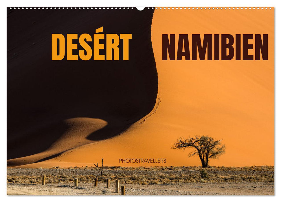 Desért namibien (CALVENDO Calendrier mensuel 2026)