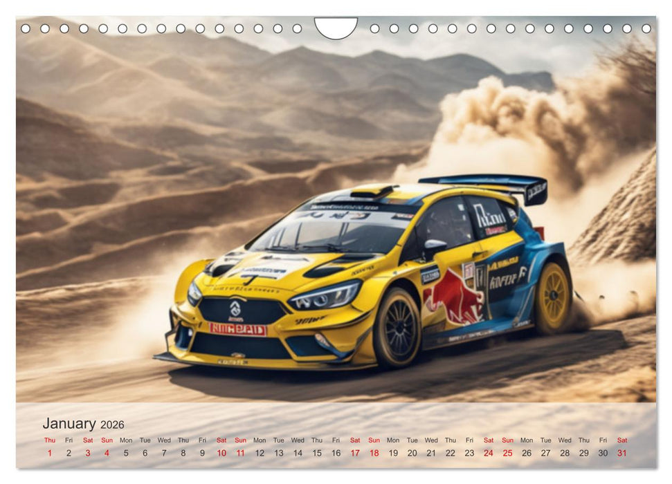 The ultimate sporty driving experience (CALVENDO Monthly Calendar 2026)