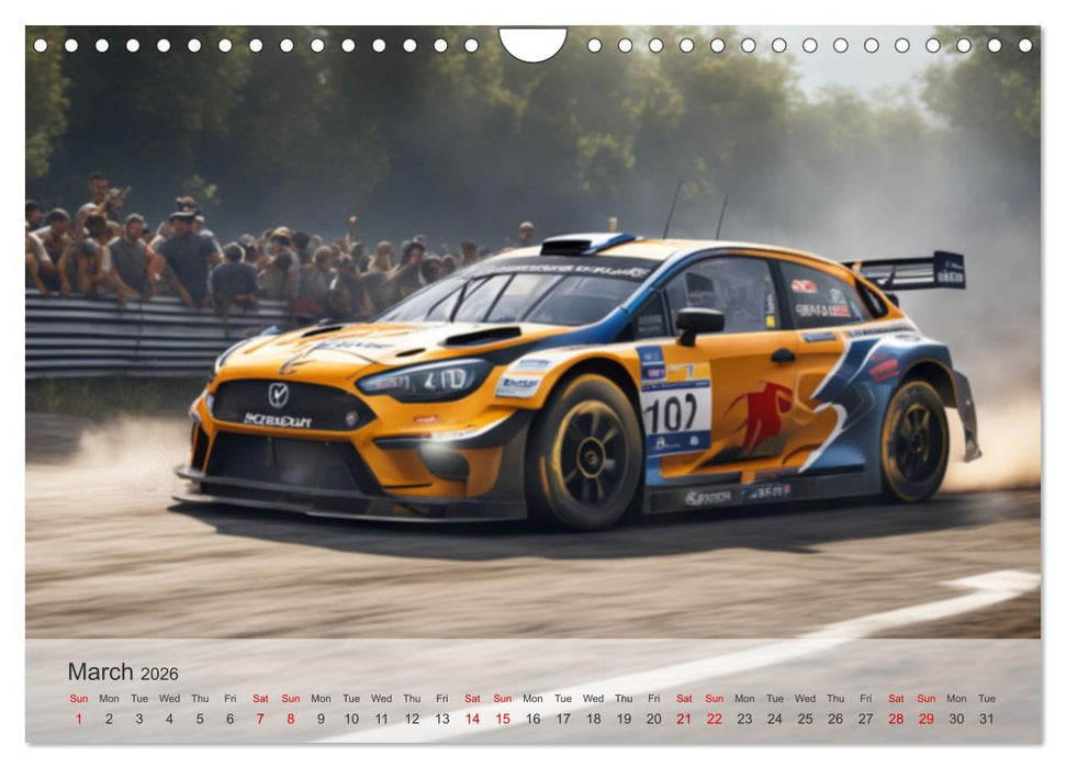 The ultimate sporty driving experience (CALVENDO Monthly Calendar 2026)