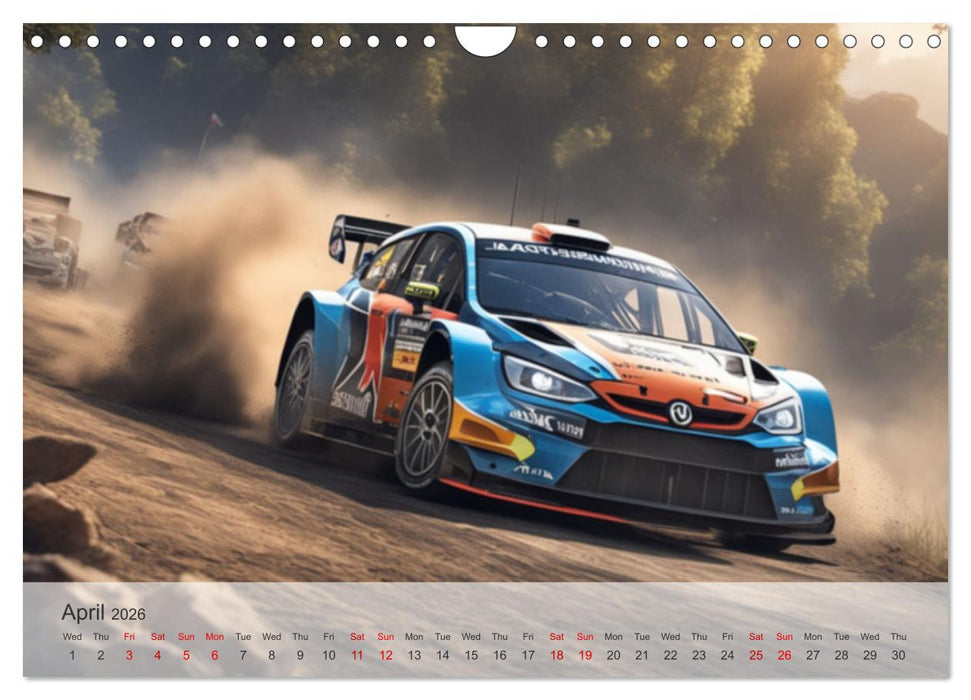 The ultimate sporty driving experience (CALVENDO Monthly Calendar 2026)