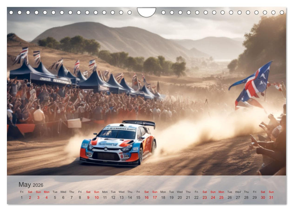 The ultimate sporty driving experience (CALVENDO Monthly Calendar 2026)