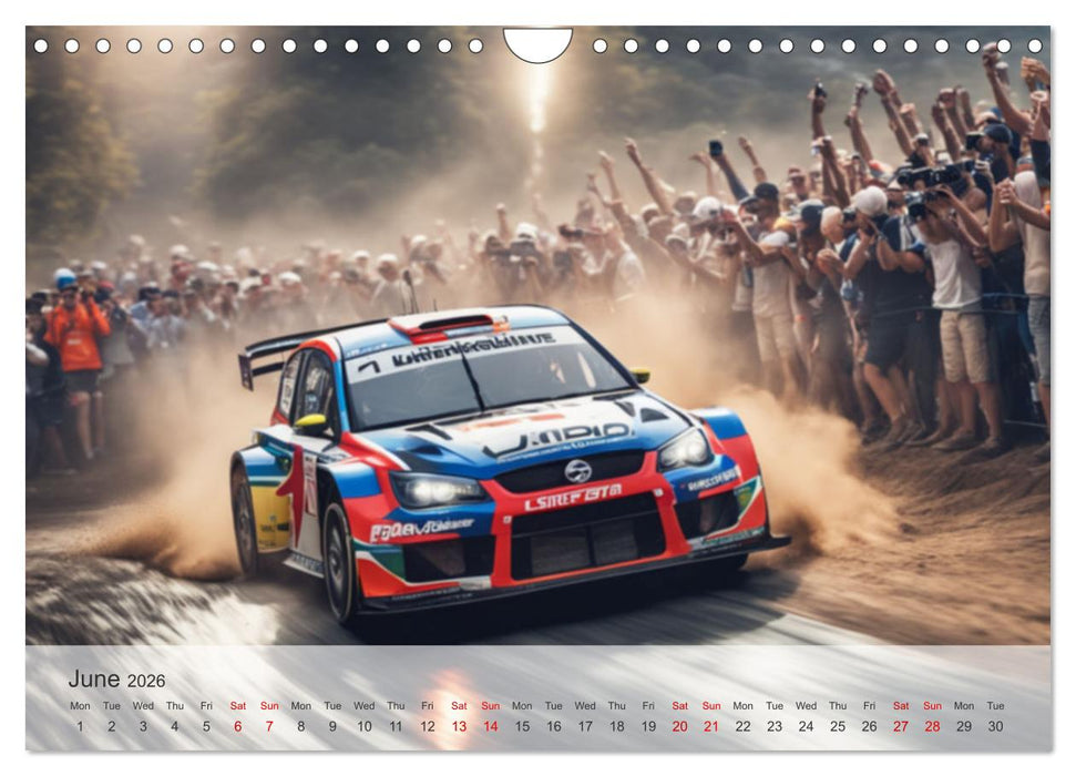 The ultimate sporty driving experience (CALVENDO Monthly Calendar 2026)