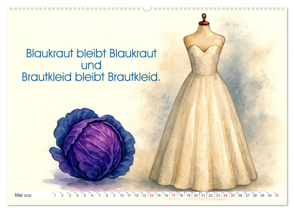 Zackige Zungenbrecher (CALVENDO Premium Wandkalender 2026)