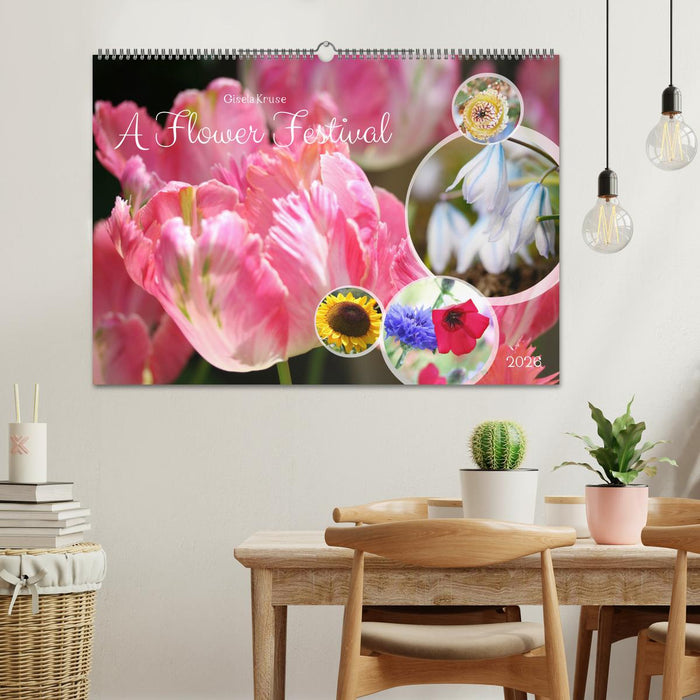 A Flower Festival (CALVENDO Monthly Calendar 2026)
