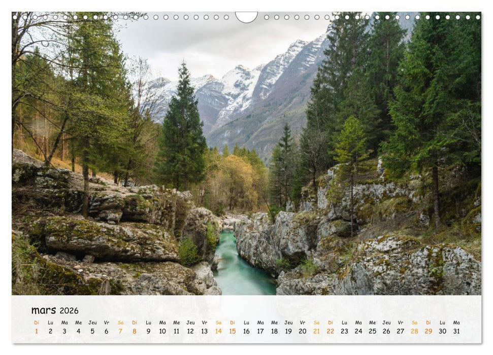 Scènes de cimes (CALVENDO Calendrier mensuel 2026)